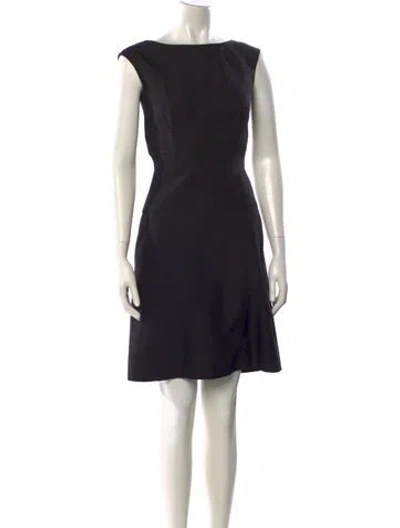 Pre-owned Prada 2014 Mini Dress In Black