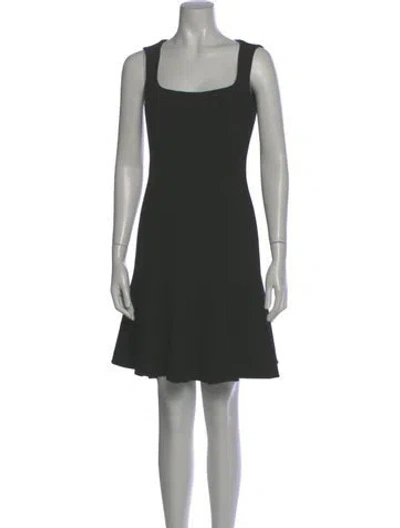 Pre-owned Prada 2014 Mini Dress In Black