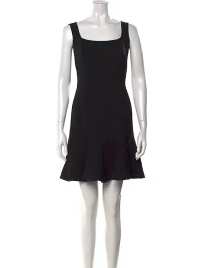 Pre-owned Prada 2014 Mini Dress In Black