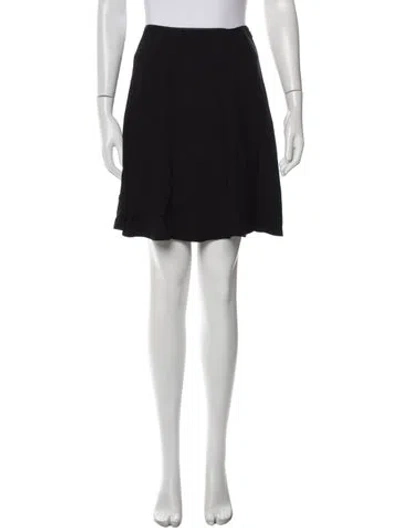 Pre-owned Prada 2014 Mini Skirt In Black