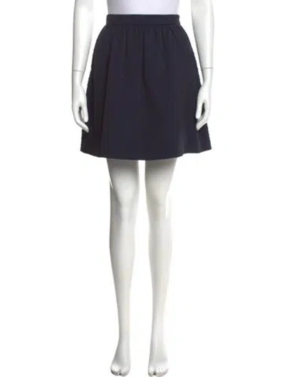 Pre-owned Prada 2014 Mini Skirt In Blue
