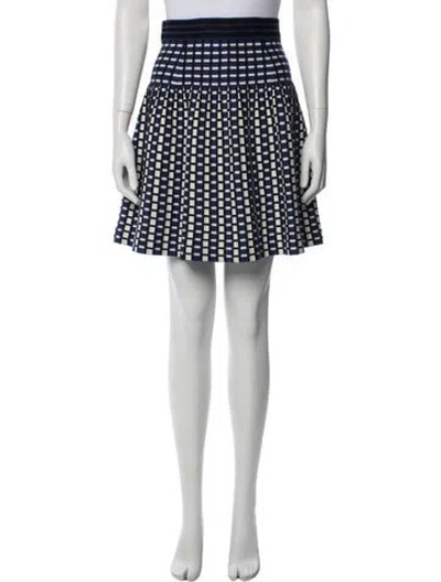 Pre-owned Prada 2014 Mini Skirt In Blue