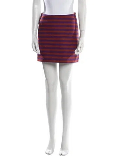 Pre-owned Prada 2014 Mini Skirt In Brown