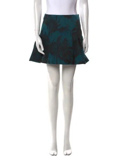 Pre-owned Prada 2014 Mini Skirt In Green