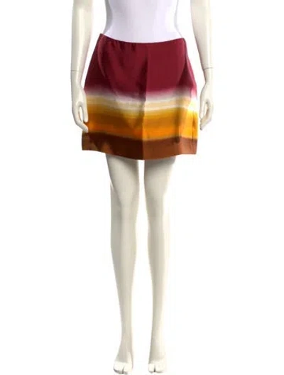 Pre-owned Prada 2014 Mini Skirt In Multi