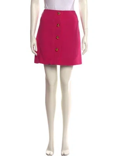 Pre-owned Prada 2014 Mini Skirt In Pink