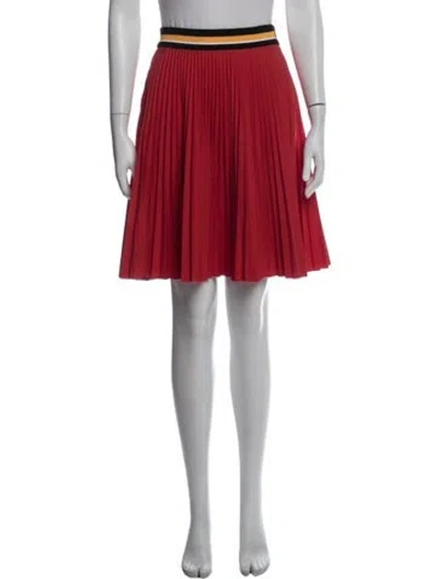 Pre-owned Prada 2014 Mini Skirt In Red