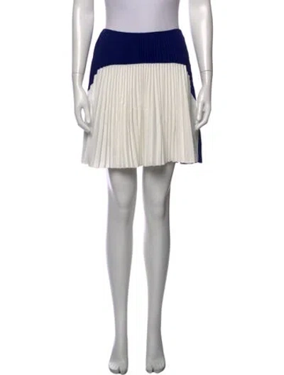 Pre-owned Prada 2014 Mini Skirt In Red/white