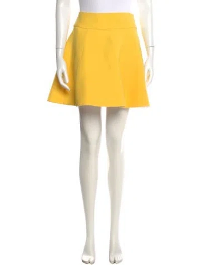 Pre-owned Prada 2014 Mini Skirt In Yellow