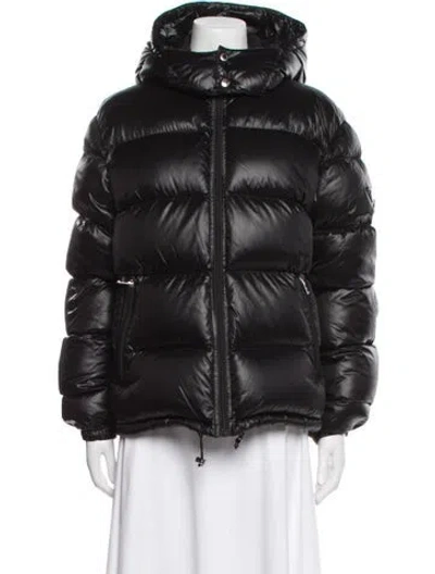 Pre-owned Prada 2014 Nylon Down Jacket In Black