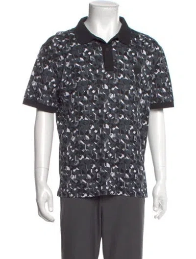 Pre-owned Prada 2014 Printed Polo Shirt In Multi