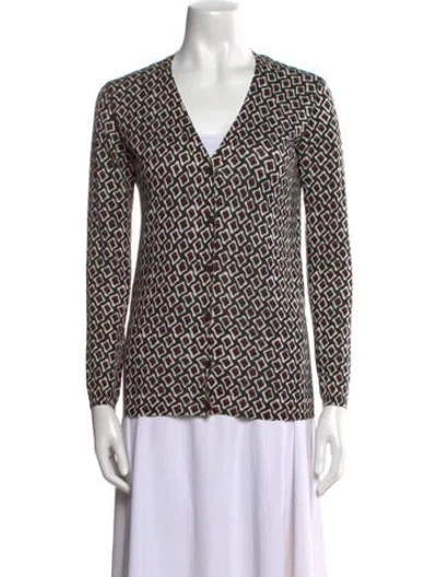 Pre-owned Prada 2014 Silk Sweater In Black