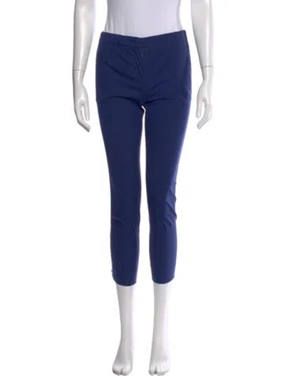 Pre-owned Prada 2014 Skinny Leg Pants In Blue