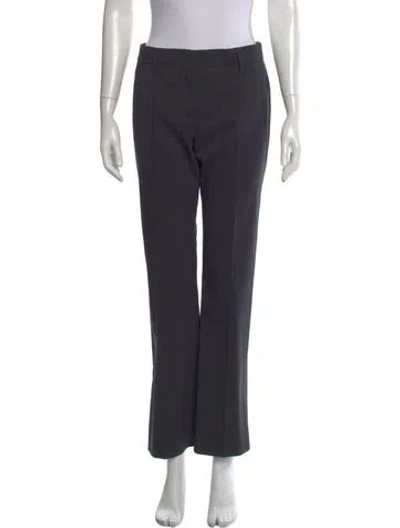 Pre-owned Prada 2014 Straight Leg Pants In Black