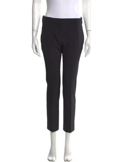 Pre-owned Prada 2014 Straight Leg Pants In Black