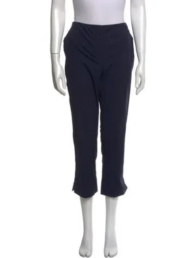 Pre-owned Prada 2014 Straight Leg Pants In Blue