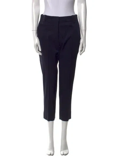 Pre-owned Prada 2014 Straight Leg Pants In Blue