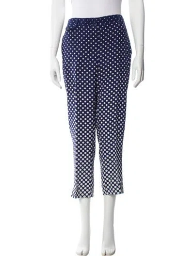 Pre-owned Prada 2014 Straight Leg Pants In Blue