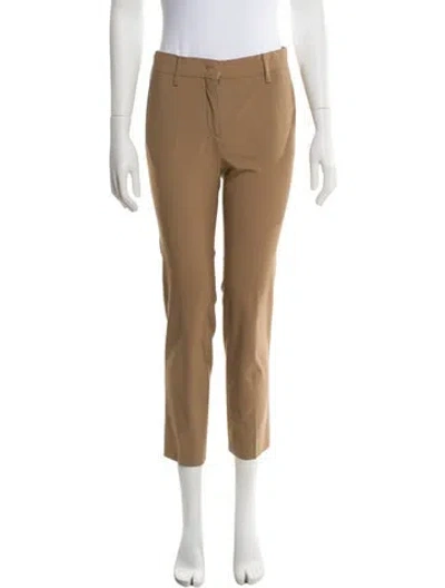 Pre-owned Prada 2014 Straight Leg Pants In Brown