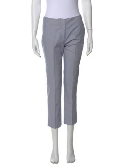 Pre-owned Prada 2014 Straight Leg Pants In Gray