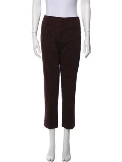 Pre-owned Prada 2014 Straight Leg Pants In Multi