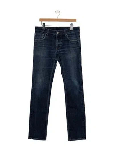 Pre-owned Prada 2014 Straight-leg Jeans In Blue