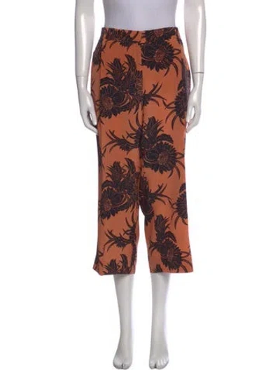 Pre-owned Prada 2014 Wide Leg Pants In Multi