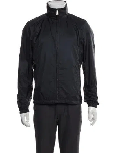Pre-owned Prada 2014 Windbreaker In Blue