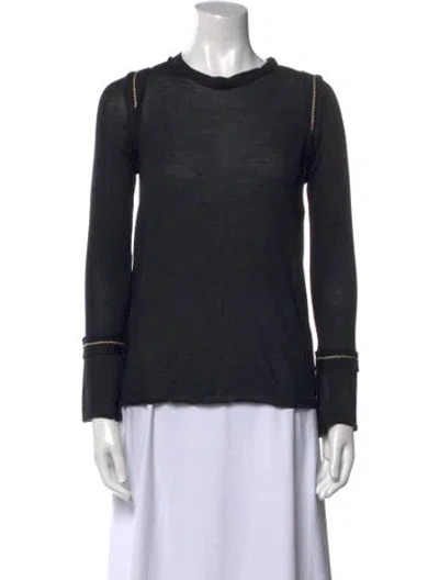 Pre-owned Prada 2014 Wool Sweater In Black