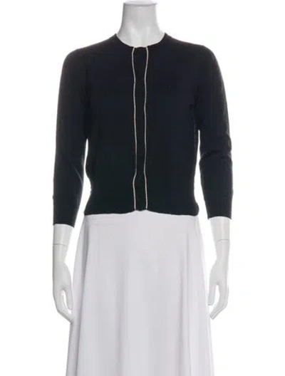 Pre-owned Prada 2014 Wool Sweater In Black