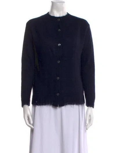 Pre-owned Prada 2014 Wool Sweater In Blue