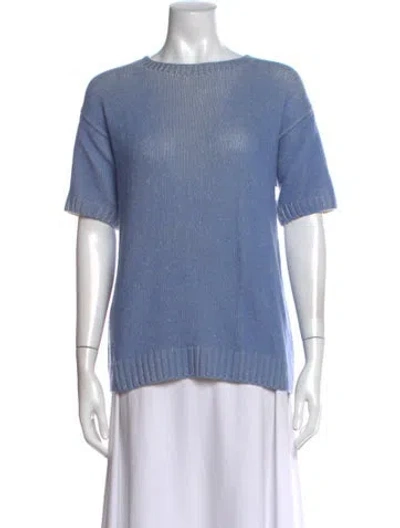 Pre-owned Prada 2014 Wool Sweater In Blue