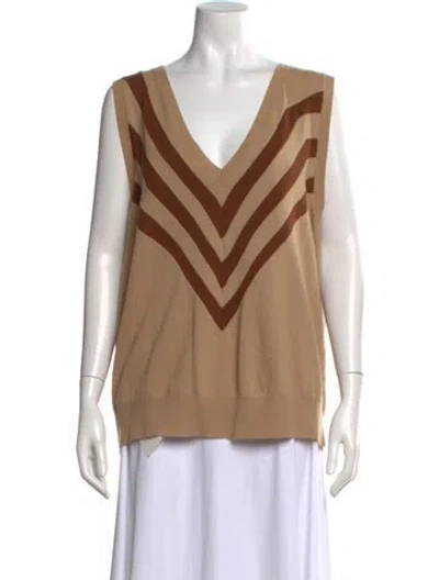 Pre-owned Prada 2014 Wool Sweater In Neutral