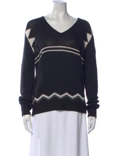Pre-owned Prada 2015 Cashmere Sweater In Black