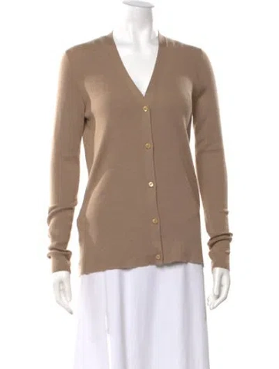 Pre-owned Prada 2015 Cashmere Sweater In Brown