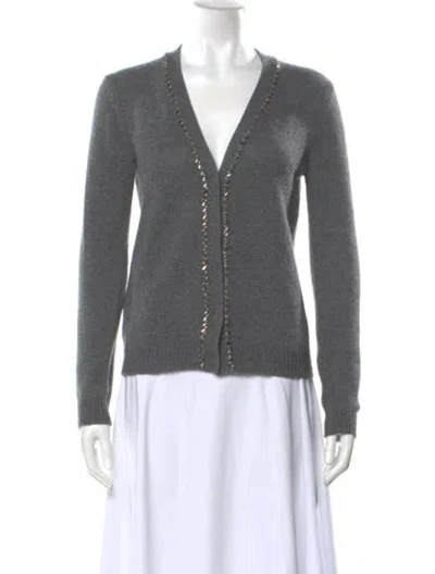 Pre-owned Prada 2015 Cashmere Sweater In Gray