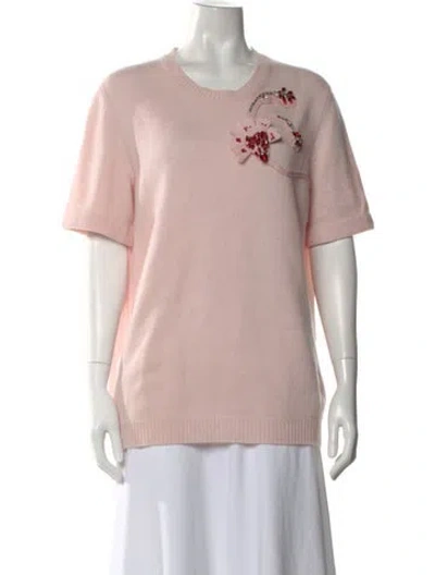 Pre-owned Prada 2015 Cashmere Sweater In Pink