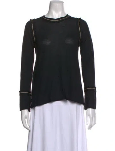 Pre-owned Prada 2015 Crew Neck Sweater In Black