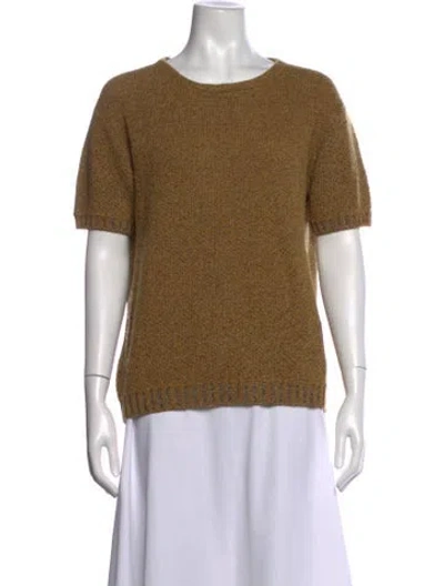 Pre-owned Prada 2015 Crew Neck Sweater In Brown