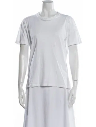 Pre-owned Prada 2015 Crew Neck T-shirt In White