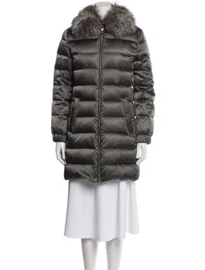 Pre-owned Prada 2015 Down Coat In Gray