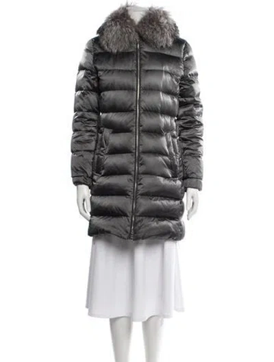 Pre-owned Prada 2015 Down Coat In Grey