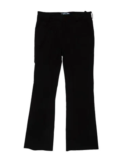 Pre-owned Prada 2015 Flared Pants In Black