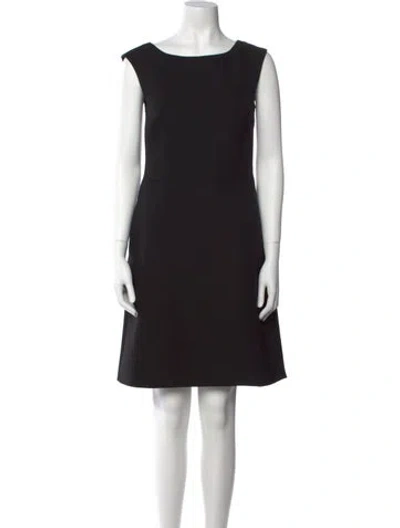Pre-owned Prada 2015 Knee-length Dress In Black
