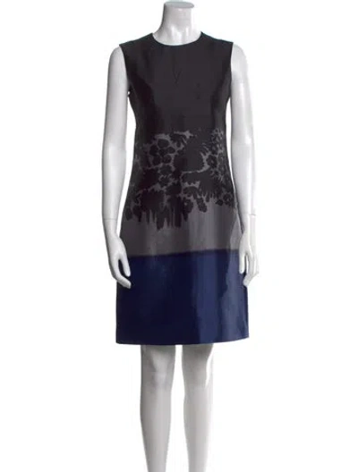 Pre-owned Prada 2015 Knee-length Dress In Black