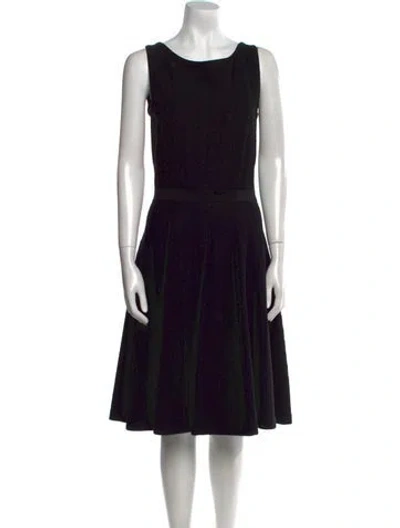 Pre-owned Prada 2015 Knee-length Dress In Black