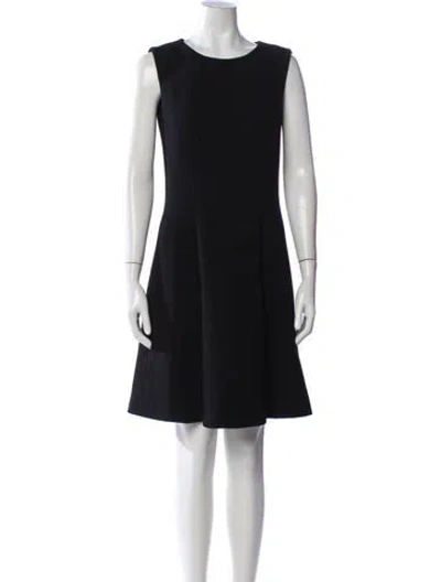 Pre-owned Prada 2015 Knee-length Dress In Black