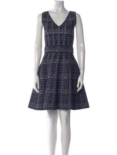 Pre-owned Prada 2015 Knee-length Dress In Blue