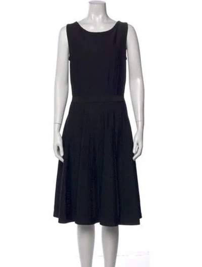 Pre-owned Prada 2015 Knee-length Dress In Blue