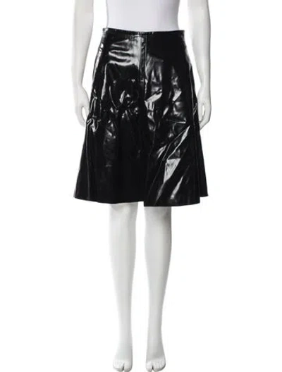 Pre-owned Prada 2015 Knee-length Skirt In Black